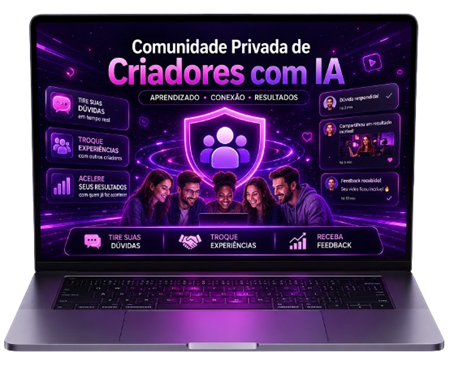 Mockup da Comunidade Privada